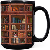 2IMT Books Mug with librarian-themed design for thoughtful book club gifts.