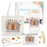 4MELLY tote bag for book lovers, spacious and sturdy for carrying books anywhere.