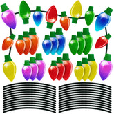 90shine red bulb magnets shine in sunlight for festive car decor