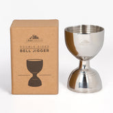A Bar Above premium bell jigger with stainless steel body for precise pours.