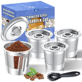 AANQQ reusable K-Cup inner-layer mesh provides finer filtration for cleaner coffee