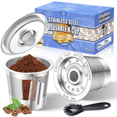 AANQQ reusable K-Cup inner-layer filter captures fines for cleaner brews.