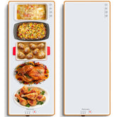 Aanuan warming tray with glass top evenly warms buffet dishes.