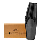 A Bar Above Boston shaker 18oz unweighted for consistent seals and swift shaking.