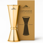 A Bar Above premium Japanese jigger showing 2oz marking for precise pours.
