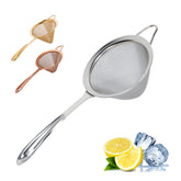A Bar Above stainless steel fine mesh strainer conical for smooth pours.