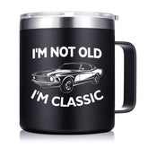 Abledn I'm Not Old I'm Classic mug in black 14oz, ideal for daily coffee.