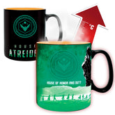 ABYSTYLE Dune heat-change mug front view shows color shift when hot, ideal for coffee rituals