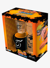 ABYSTYLE Naruto Shippuden drinking glass with bold artwork for everyday use.