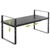 Across-Star expandable shelf showing adjustable length for flexible storage.
