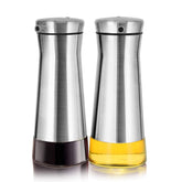 Aelga olive oil dispenser with no-drip mouth for clean pouring and minimal waste
