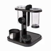 AeroPress Organizer Stand front view showing compact storage for all gear