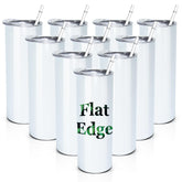 AGH 20oz sublimation tumbler with flat edge for crisp full-wrap designs.