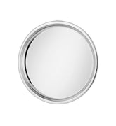 Ahimsa 9in stainless steel kids plate with a mirror finish for timeless meals.