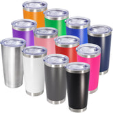 AIANJI 20oz tumbler with lid keeps hot drinks safe on the go.