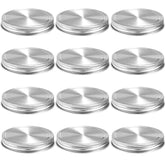 Aikeve wide-mouth stainless steel lid with polished surface for durable reuse.