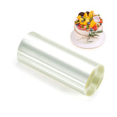 Ailaxq cake collars 4x600inch acetate roll for crisp edge decorating and easy release.