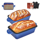 AILITOR 9x5 loaf pan with lid delivers even heat for a crispy crust.