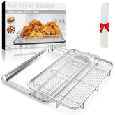 Air Fryer Basket for Oven extra large ideal for family-sized batches and even browning