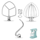 Airkitrep flat beater paddle for KitchenAid 6Qt, smooth batter results.