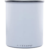 AirScape Kilo coffee canister matte gray front view showing large storage capacity for beans