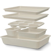 AIVIKI baking set cookie sheet for easy release and cleanup.