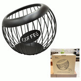 AIYICIII coffee pod holder on a countertop keeps K-Cups organized and accessible.