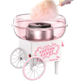 Ajgvq Cotton Candy Machine pink front view for vibrant party treats.