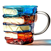 AKLOZYX Artistic Book Stack Mug shown as a desk decor piece with a book-inspired silhouette.