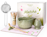 ALBISS spout bowl 18oz for creamy matcha and easy pouring.