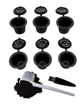 Alchemy Bar Goods Nespresso refillable pod cap close-up showcases reusable design.