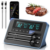 Alfolive AI wireless meat thermometer front view for precise grilling control