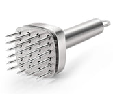 Aliglow 24-needle meat tenderizer close-up boosts marinade penetration.