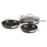 All-Clad Essentials 8.5-inch fry pan on stove for quick searing