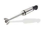 All-Clad immersion blender with extended stainless-steel shaft for deep pots and minimal splatter.