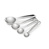 All-Clad measuring spoons set displayed in a drawer for quick, easy access.