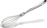 All-Clad 12-inch whisk with large stainless steel head for smoother dressings and sauces.