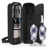 ALLCAMP wine bag insulated tote keeps beverages cool for hours during picnics and wine tours.