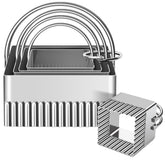 ALLTOP 5-piece biscuit cutter set with handle for easy baking prep