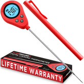 Alpha Grillers instant read thermometer with long probe for quick doneness checks