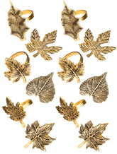 Alpha Living Home maple leaf napkin rings add autumn charm to your table