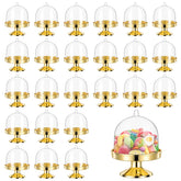 Alrhso 24pc mini cupcake stand with lid set for elegant dessert displays.