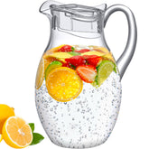 Amazing Abby Bubbly Grand pitcher with clear body and lid for fresh, chilled drinks