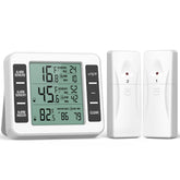 AMIR upgraded wireless fridge thermometer with large display for easy reading in the kitchen