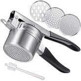 AMOHEE potato ricer heavy-duty design for smooth, fluffy mashed potatoes.