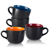 AmorArc 24 oz soup mug with handle – comfortable grip for soups, coffee, and cereals.