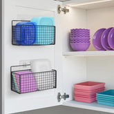AMZABBY lid organizer XL front view showcasing space-saving storage for lids