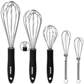Anaeat 5-inch mini whisk with ergonomic handle for precise mixing.