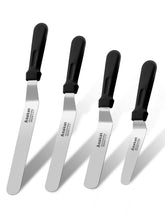 Anaeat four-inch angled icing spatula for precise frosting.