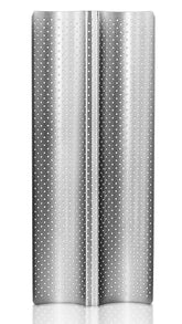 Anaeat nonstick perforated baguette pan with two-loaf capacity for crisp crusts.